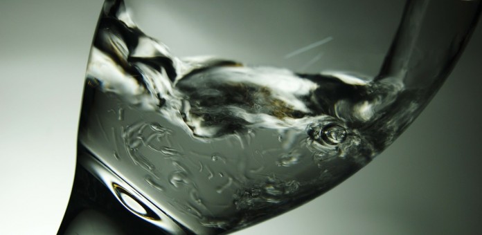 glass of drinking water