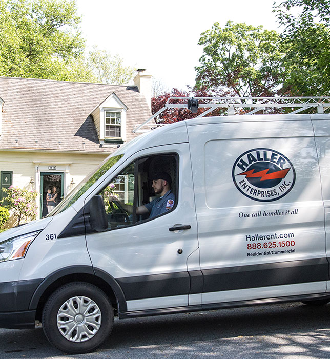 Repair Van Outside Home