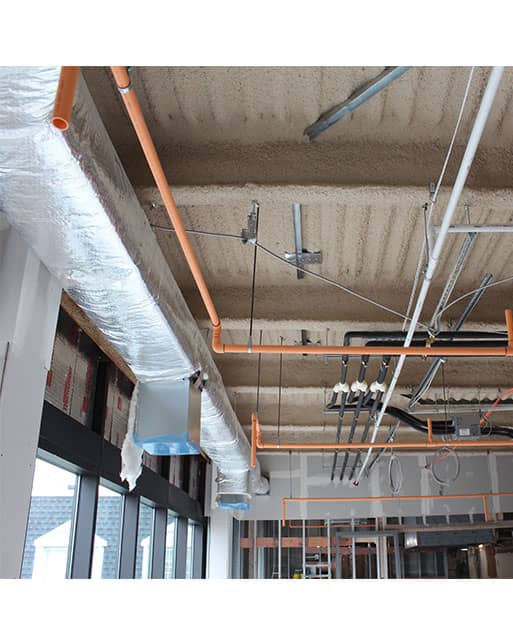 Commercial HVAC pipes
