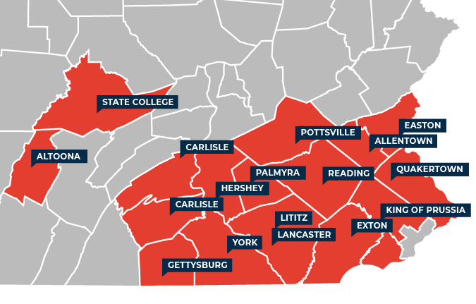 Haller PA Location Map Updated in 2026