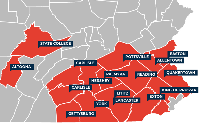 Haller PA Location Map Updated in 2026