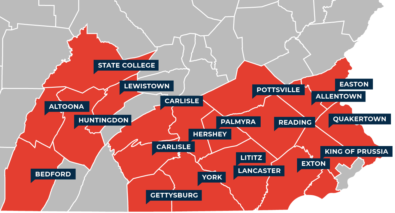 Haller PA Location Map Updated in 2026