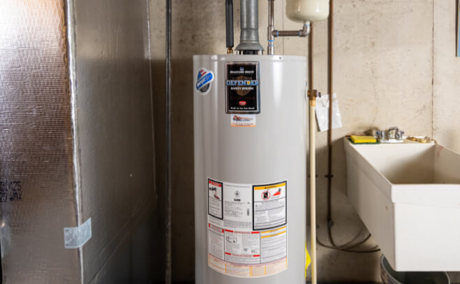 New water heater installation in Bethlehem, Pennsylvania