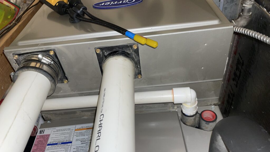 A maintenance service is being performed by Haller to prevent an ac not working call in a heat wave