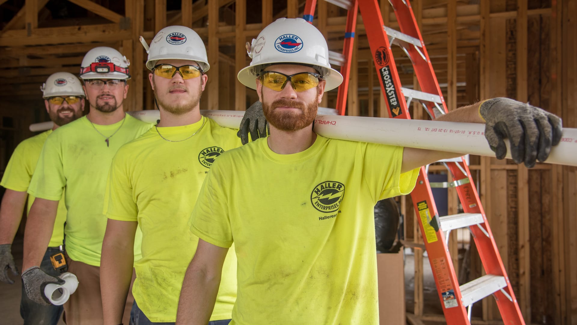 Haller Technicians Working In The field